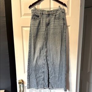 Lucky Skirt - Women's Blue Denim Skirt by Lucky Brand